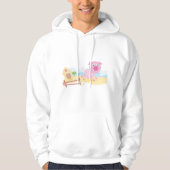 Spaß auf dem Bauernhof mit Stall und Zaun Hoodie (Vorderseite)