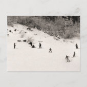 Spaß auf den Pisten Postkarte (Vorderseite)