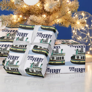 Spaß auf der Fährschifffahrt Geschenkpapier