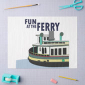 Spaß auf der Fährschifffahrt Seidenpapier (Basteln)