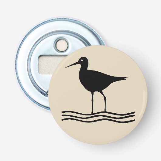 Spaß auf der Insel CRANE BIRD thematisiert | Flaschenöffner (Vorderseite)