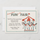 Spaß auf der Messe Einladung (Vorderseite)