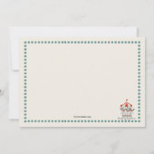 Spaß auf der Messe Einladung (Rückseite)