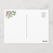 Spaß auf der Vintagen Karussell-Postkarte Postkarte (Rückseite)