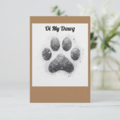 Spaß auf einer coolen Postkarte für die Brühe und (Stehend Vorderseite)