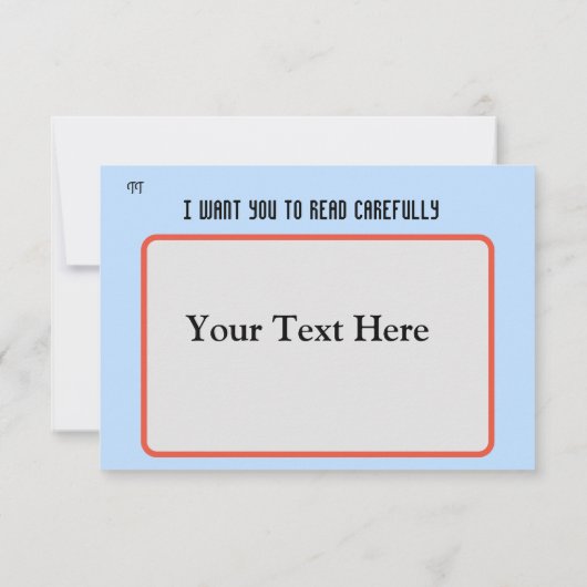 Spaß auf einer coolen Postkarte für die Brühe und  (Rückseite)