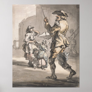 Spaß auf Spaß - Paul Sandby - c1759 Poster