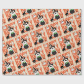 Spaß aufwecken | Happy Halloween Magic & Mischief Geschenkpapier (Flach)