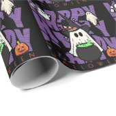 Spaß aufwecken | Happy Halloween Magic & Mischief Geschenkpapier (Rolleneckpunkt)