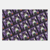 Spaß aufwecken | Happy Halloween Magic & Mischief Geschenkpapier Set (Vorderseite 2)