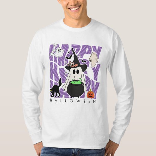 Spaß aufwecken | Happy Halloween Magic & Mischief T-Shirt (Vorderseite)