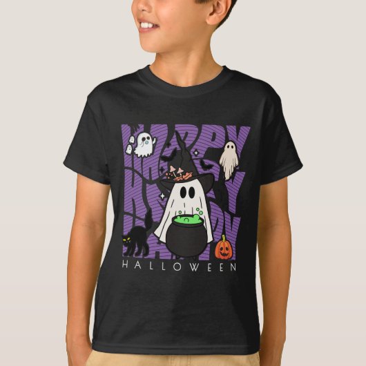 Spaß aufwecken | Happy Halloween Magic & Mischief T-Shirt (Vorderseite)