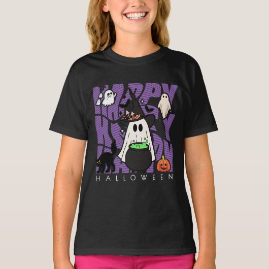 Spaß aufwecken | Happy Halloween Magic & Mischief T-Shirt (Vorderseite)