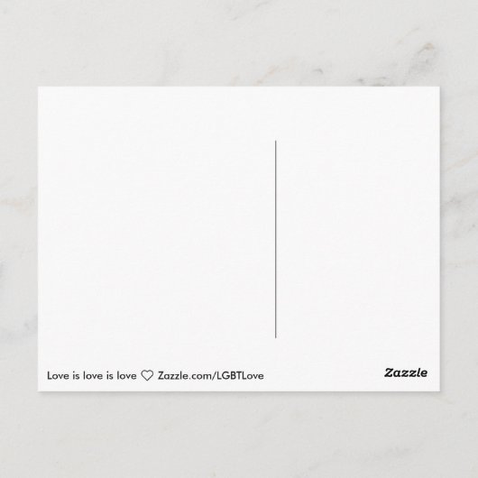 Spaß aus magischem Einhorn (anpassbarer Text) Postkarte (Rückseite)