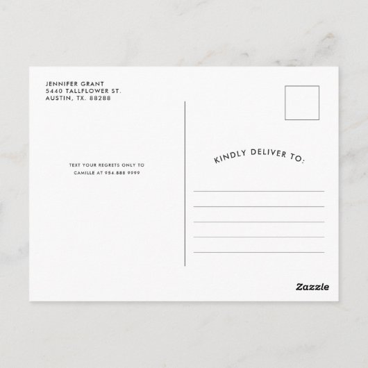 Spaß aus Weinglas | Nicht-Okzassionsfeier Postc Postkarte (Rückseite)