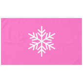 Spaß Ausgeklügeltes nordisches Schneeflocken auf H Tischdecke (Vorderseite (Horizontal))