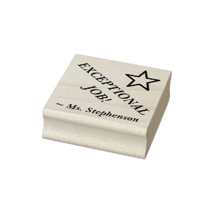 Spaß "AUSSERGEWÖHNLICHE ARBEIT!" Erzieherin Rubber Gummistempel