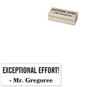 Spaß "AUSSERGEWÖHNLICHE BEMÜHUNGEN!" Erzieherin Ru Gummistempel (Stempel)