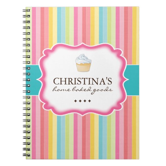 Spaß-Bäckerei-Anmerkungs-Buch Notizblock (Vorderseite)