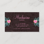 Spaß-Bäckerei-Visitenkarte-kleiner KuchenZebra BBP Visitenkarte (Rückseite)