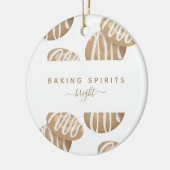 Spaß Baking Spirituosen Bright Christmas Cookies Keramik Ornament (Links)