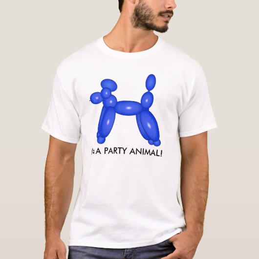 Spaß-Ballon-Tier-T - Shirt (Vorderseite)