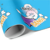 Spaß Bang Comic Stil trendige Geschenk Geschenkpapier (Rolleneckpunkt)