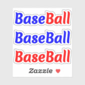 Spaß Baseball-Phrase-Aufkleber-Sticker für Spieler Aufkleber (Blatt)