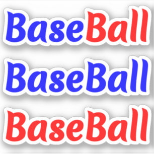 Spaß Baseball-Phrase-Aufkleber-Sticker für Spieler Aufkleber