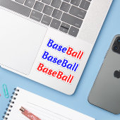 Spaß Baseball-Phrase-Aufkleber-Sticker für Spieler Aufkleber (Laptop mit iPhone)