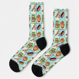 Spaß-Baseball  Socken