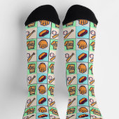 Spaß-Baseball Socken (Oben)