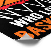 Spaß Basketball für Jungen - Nur ein Junge, der Li Poster (Ecke)