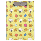 Spaß Basketballmuster Klemmbrett (Vorderseite)