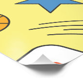 Spaß Basketballmuster Poster (Ecke)