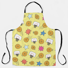 Spaß Basketballmuster Schürze