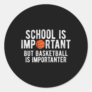 Spaß Basketballschule ist wichtig für alle Runder Aufkleber