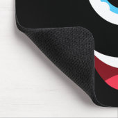 Spaß Beängstigend Monster Eyeball sieht leicht Hal Mousepad (Ecke)