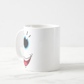 Spaß Beängstigend Monster Eyell Face Easy Hallowee Kaffeetasse (Vorderseite Links)