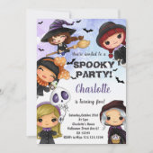 Spaß Beängstigende Party-Karte für Kinder oder Erw Einladung (Vorderseite)