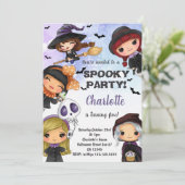 Spaß Beängstigende Party-Karte für Kinder oder Erw Einladung (Stehend Vorderseite)