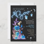 Spaß Beängstigendes Halloween Night Spuk Mansion P Einladung (Vorderseite)