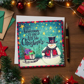 Spaß beginnt, wie Weihnachten Schneemann auszusehe