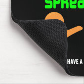 Spaß Behalte Ruhe, exzellente SPREADSHEET NINJA Mousepad (Ecke)