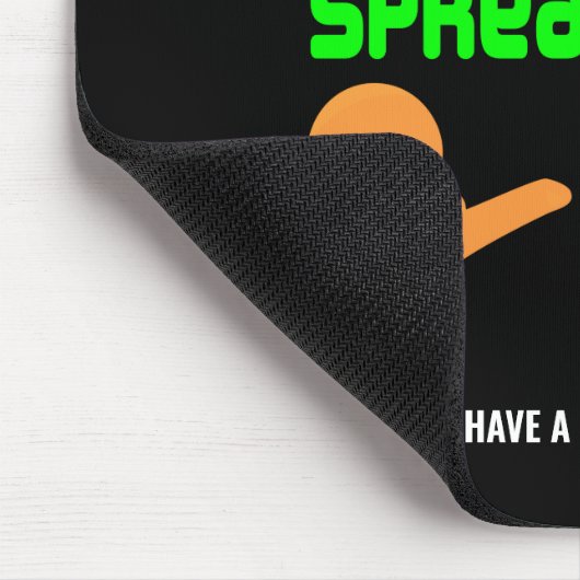 Spaß Behalte Ruhe, exzellente SPREADSHEET NINJA Mousepad (Ecke)