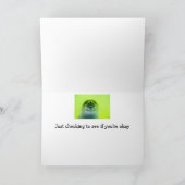 Spaß Behaltend in der Touch Wie geht es Ihnen Sieg Karte (Innenseite)