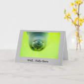 Spaß Behaltend in der Touch Wie geht es Ihnen Sieg Karte (Gelbe Blume)