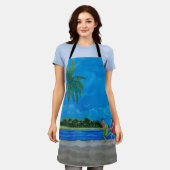 Spaß bei der Sun-Run-All-over-Print-Schürze Schürze (Getragen)