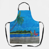 Spaß bei der Sun-Run-All-over-Print-Schürze Schürze (Vorderseite)