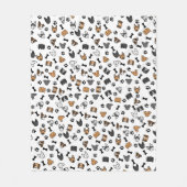 Spaß bei Niedlichen Hunderassen mit Knochen- und P Fleecedecke (Vorderseite)